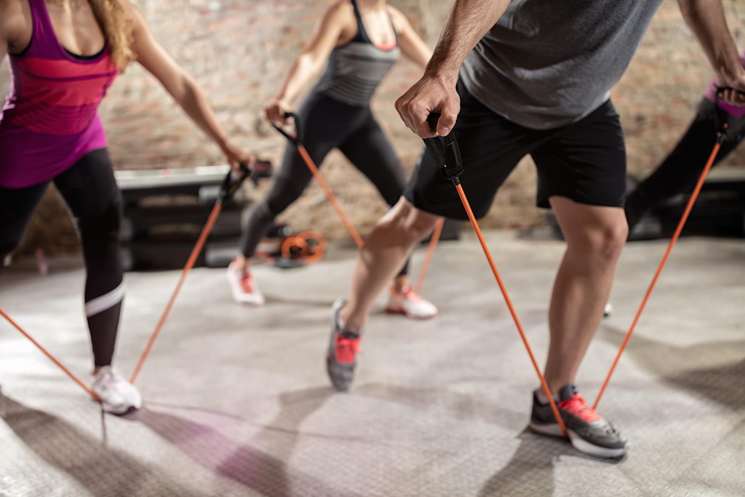 Cordes élastiques élastiques - Plateforme vibrante - Bandes de résistance - Bandes d'exercices de fitness pour haltérophilie, musculation, renforcement musculaire