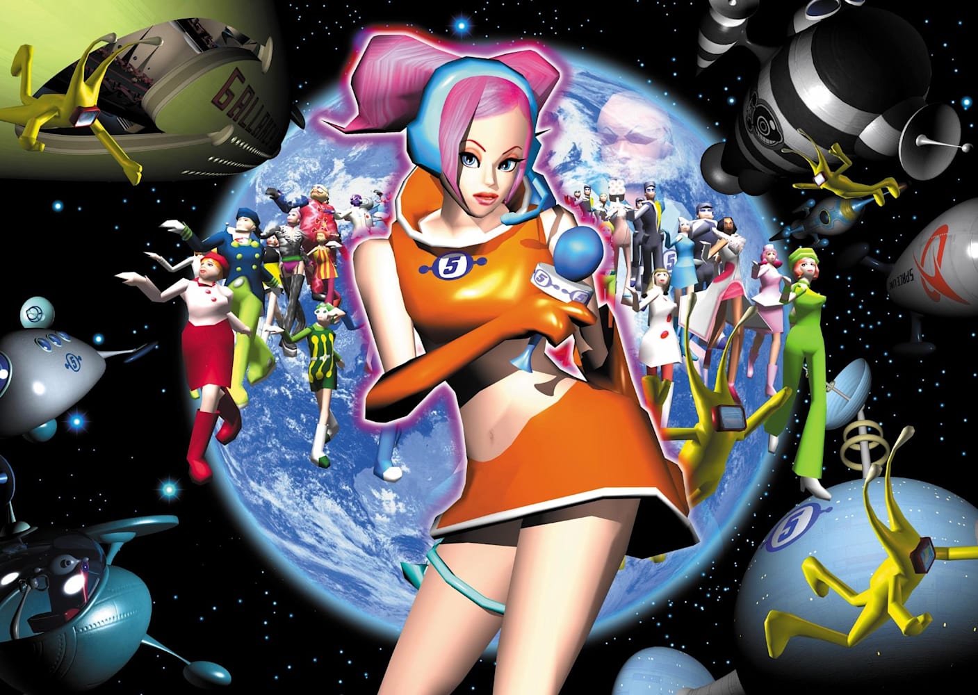 スペースチャンネル5 パート1&2 セガ ドリームキャスト スペースチャンネル5 パート1&2 セガ ドリームキャスト スペース