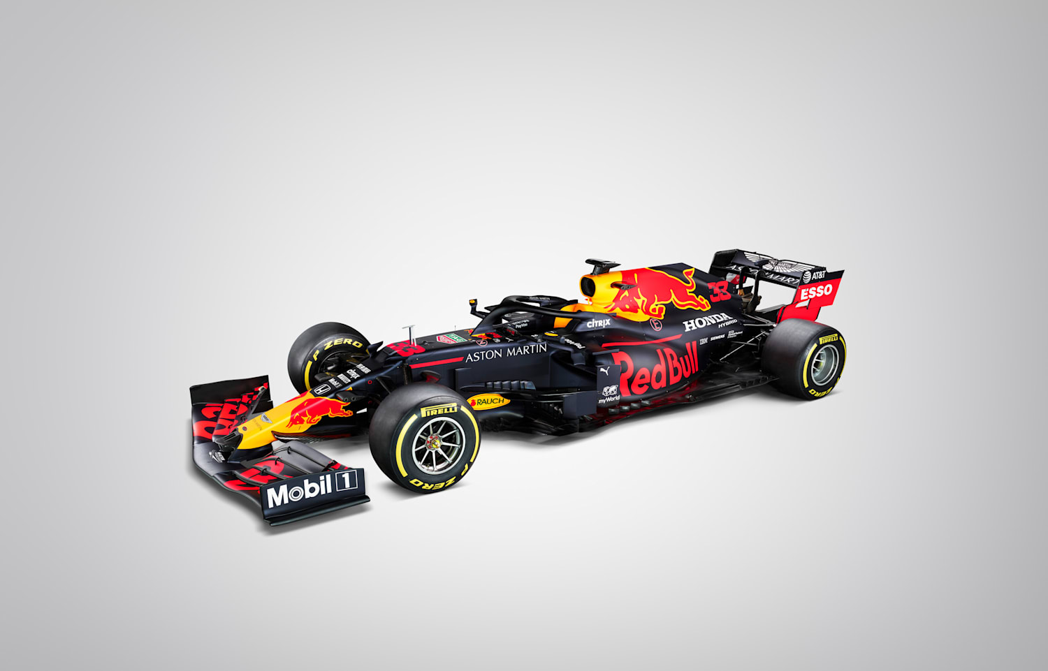 アストンマーチンRed Bullホンダ2020Test カーRB16 1/18 Com vocês, o carro que Max Verstappen vai guiar em 2020