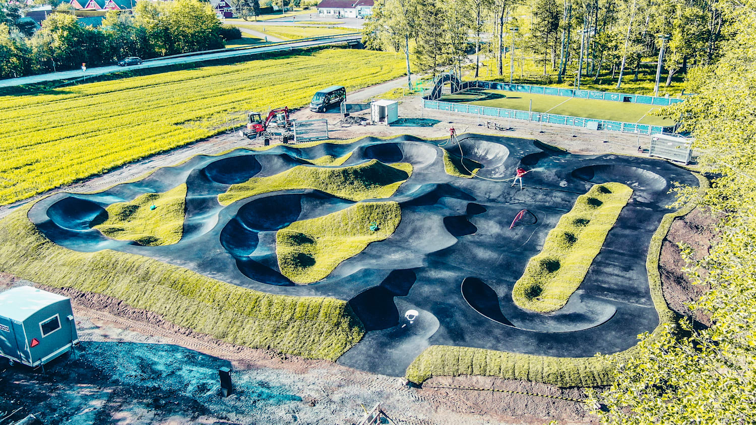 The pump track on sale