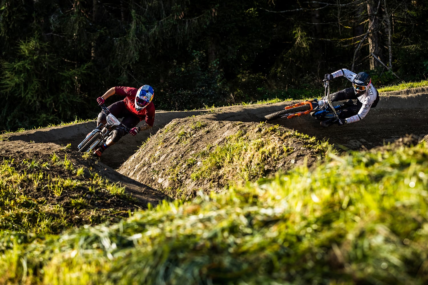 Dual slalom bike race hotsell