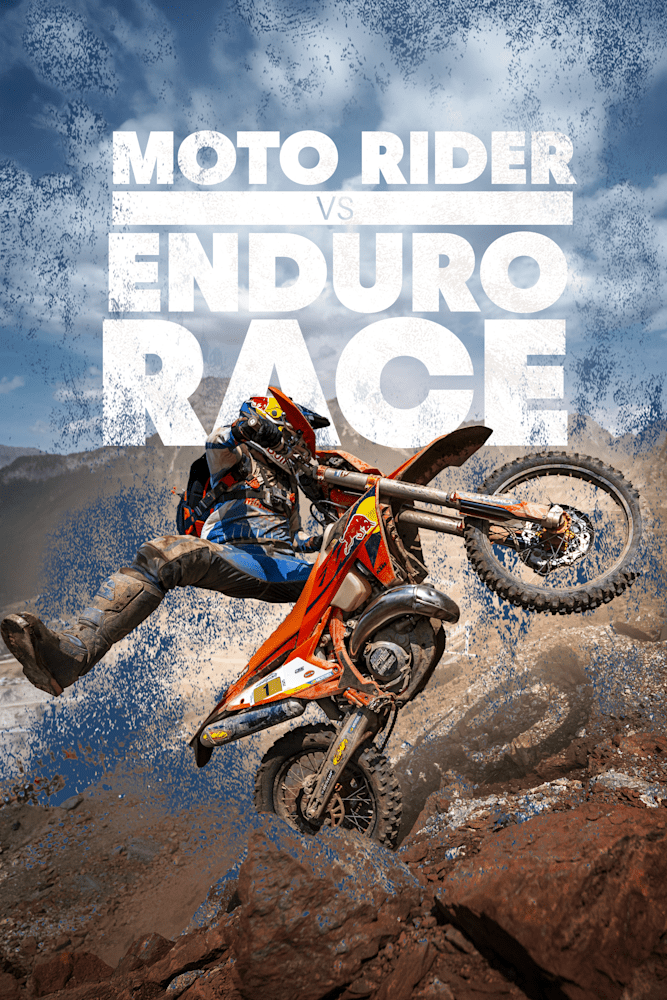 Moto Rider vs Enduro Race