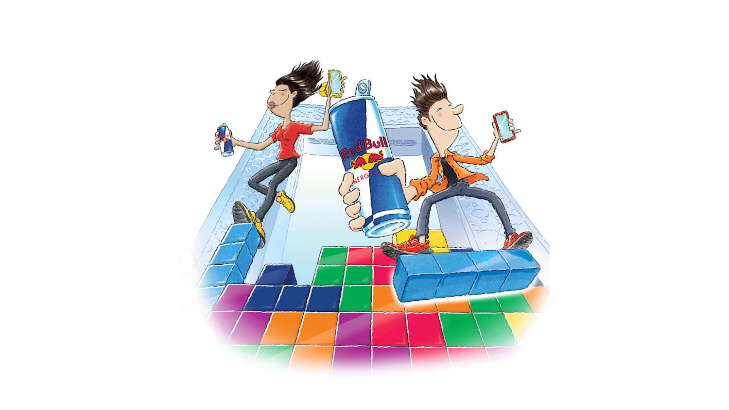 Red Bull Tetris® the iconic game now with wiiings!