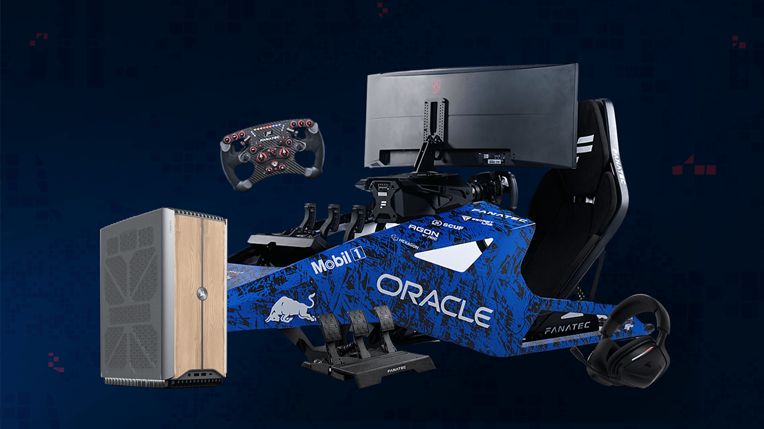 Win the Ultimate Oracle Red Bull Racing Sim Rig Bundle