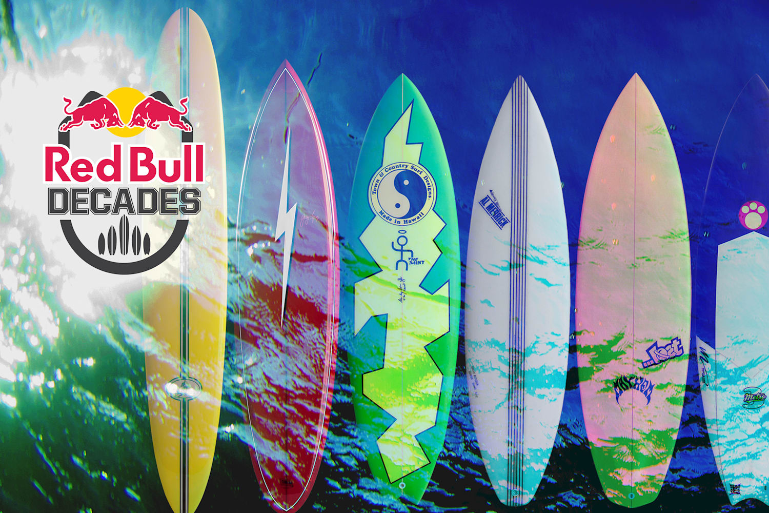 Red bull surfboard top