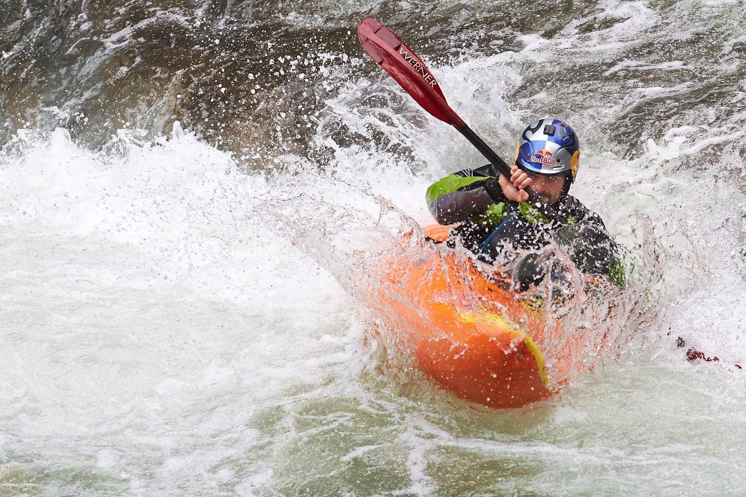 Kayaking a 128ft drop
