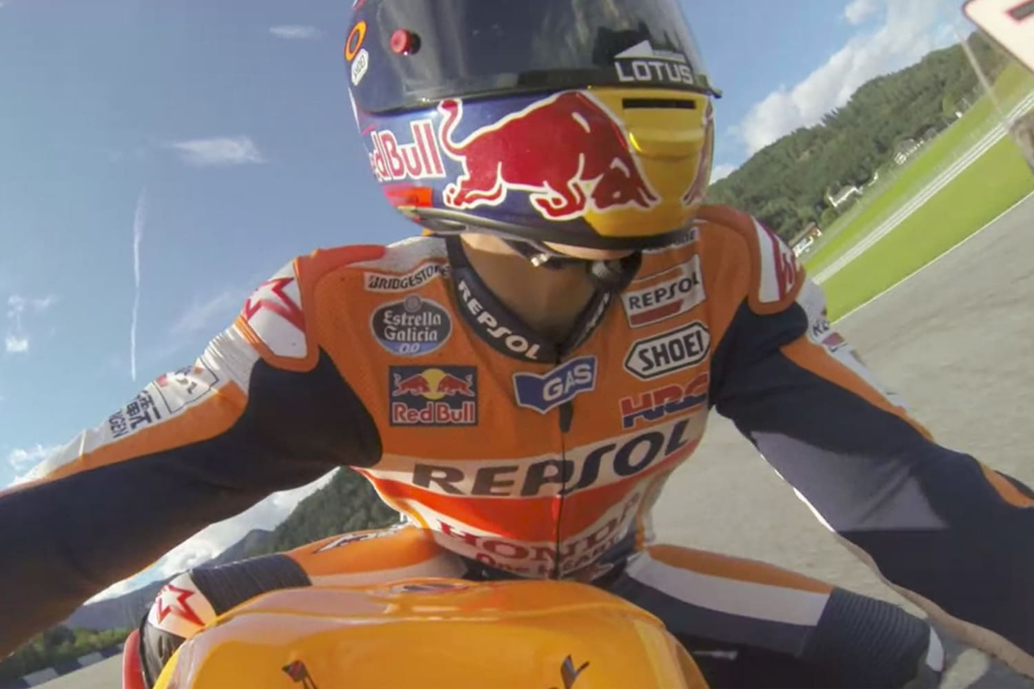 A unique view of the Red Bull Ring