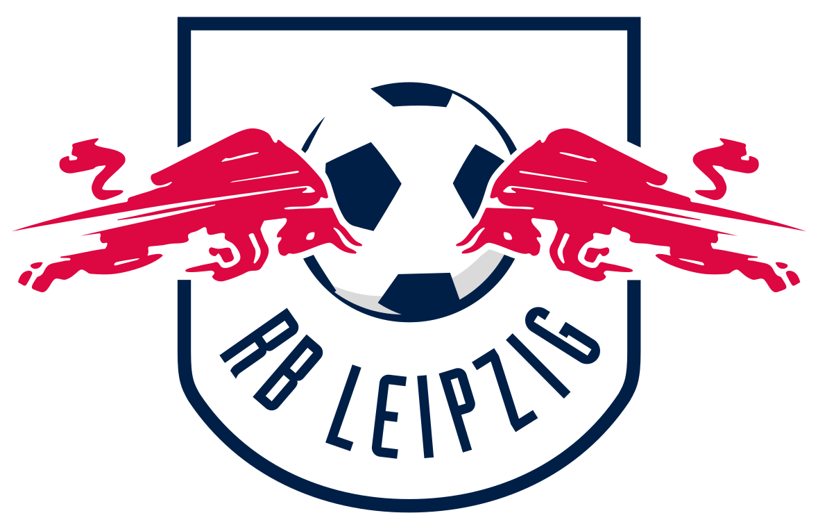 Das Logo des Fußball-Bundesligisten RB Leipzig.