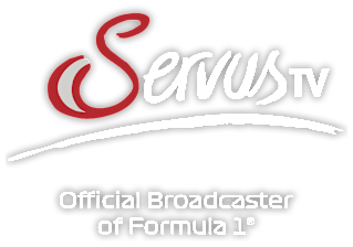 Servus TV Official Broadcaster of Formula 1 Logo
