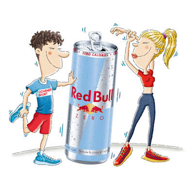 Red Bull Zero Excuses - Cartoon