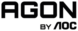 AGON by AOC White logo