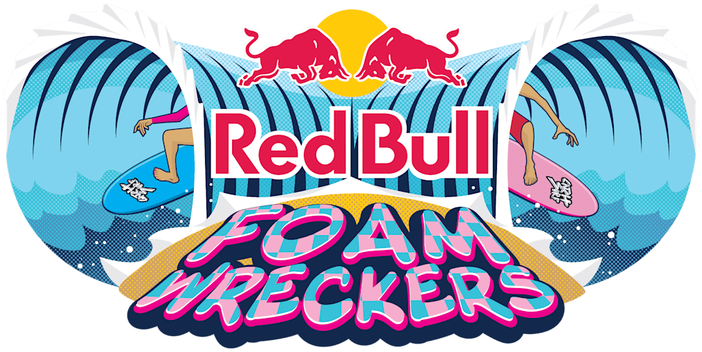 red white blue foams