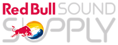 Red Bull Sound Supply Logo Neg