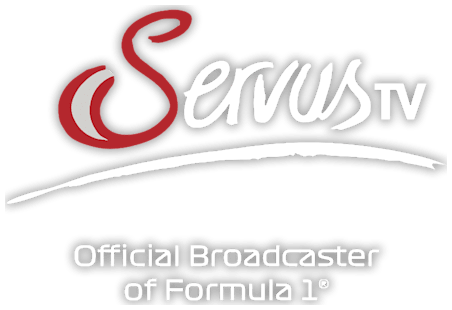 Servus TV Official Broadcaster of Formula 1 Logo