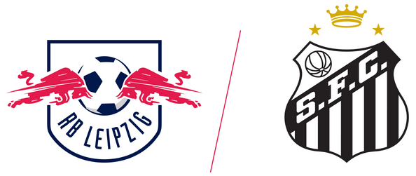 RB Leipzig vs Santos FC Logo