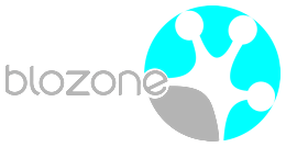 Logo de Blozone partenaire de la compétition d'escalade Red Bull Font&Bleau 2019.