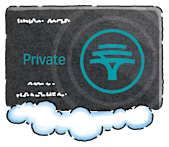 Cartoon FNB Private Logo