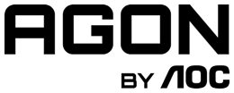 AGON by AOC White logo