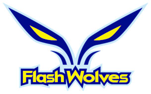 Flash Wolves logo.