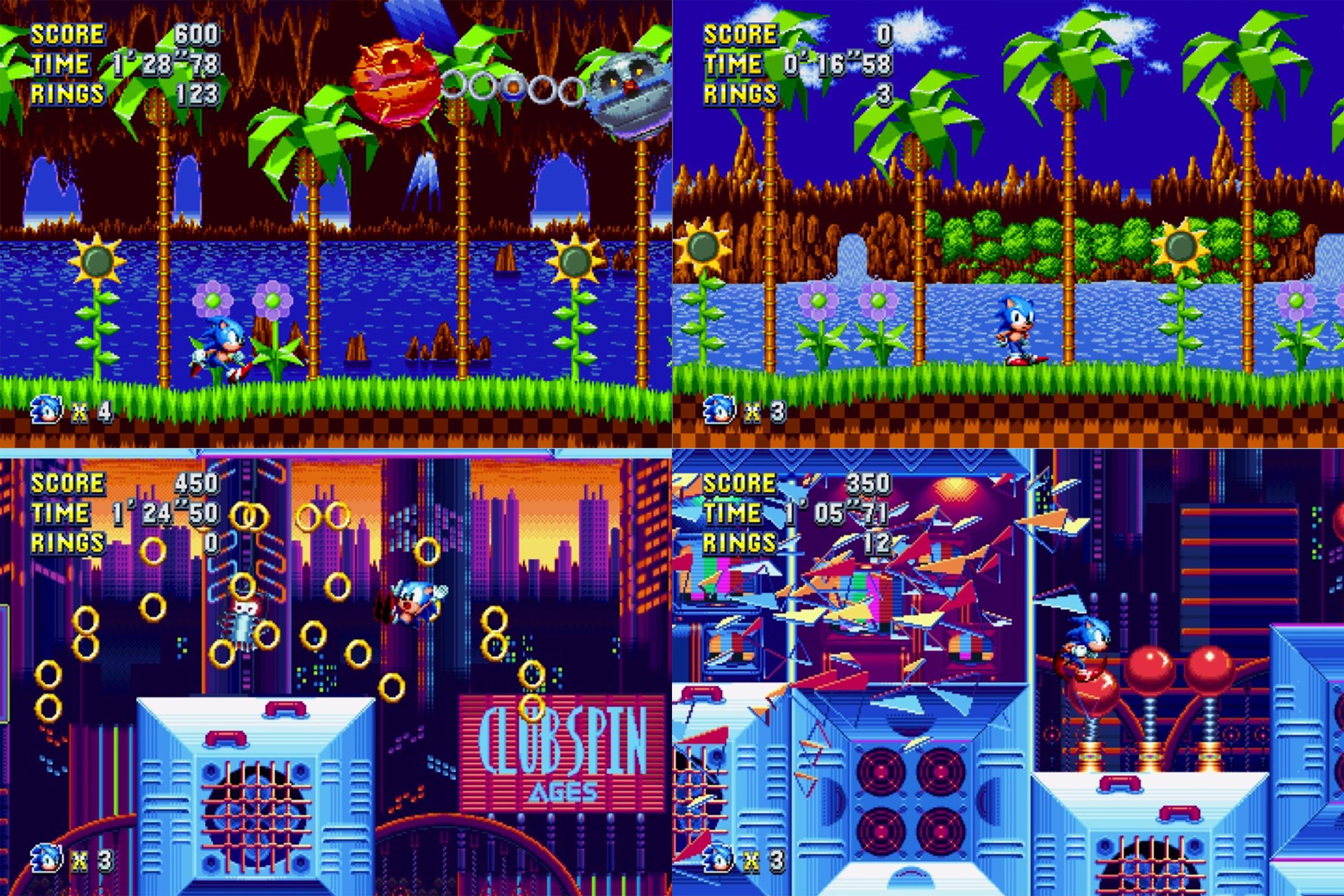 Sonic CD Levels