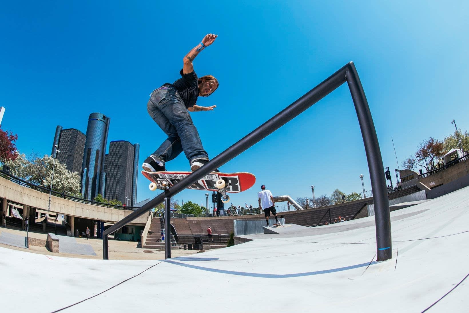 Red Bull Hart Lines Skateboard Contest Detroit Sheckler