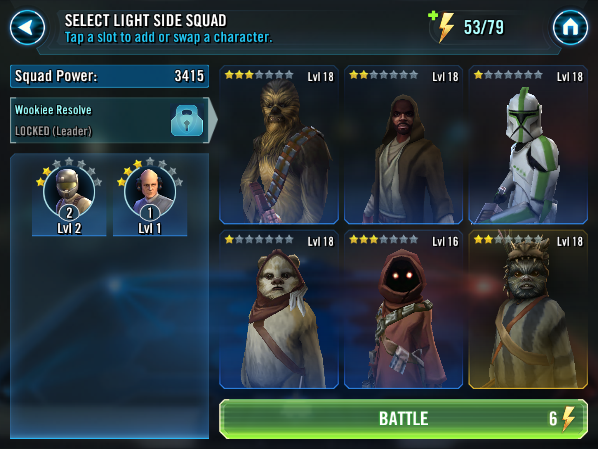 Star Wars Galaxy Of Heroes Tips Red Bull