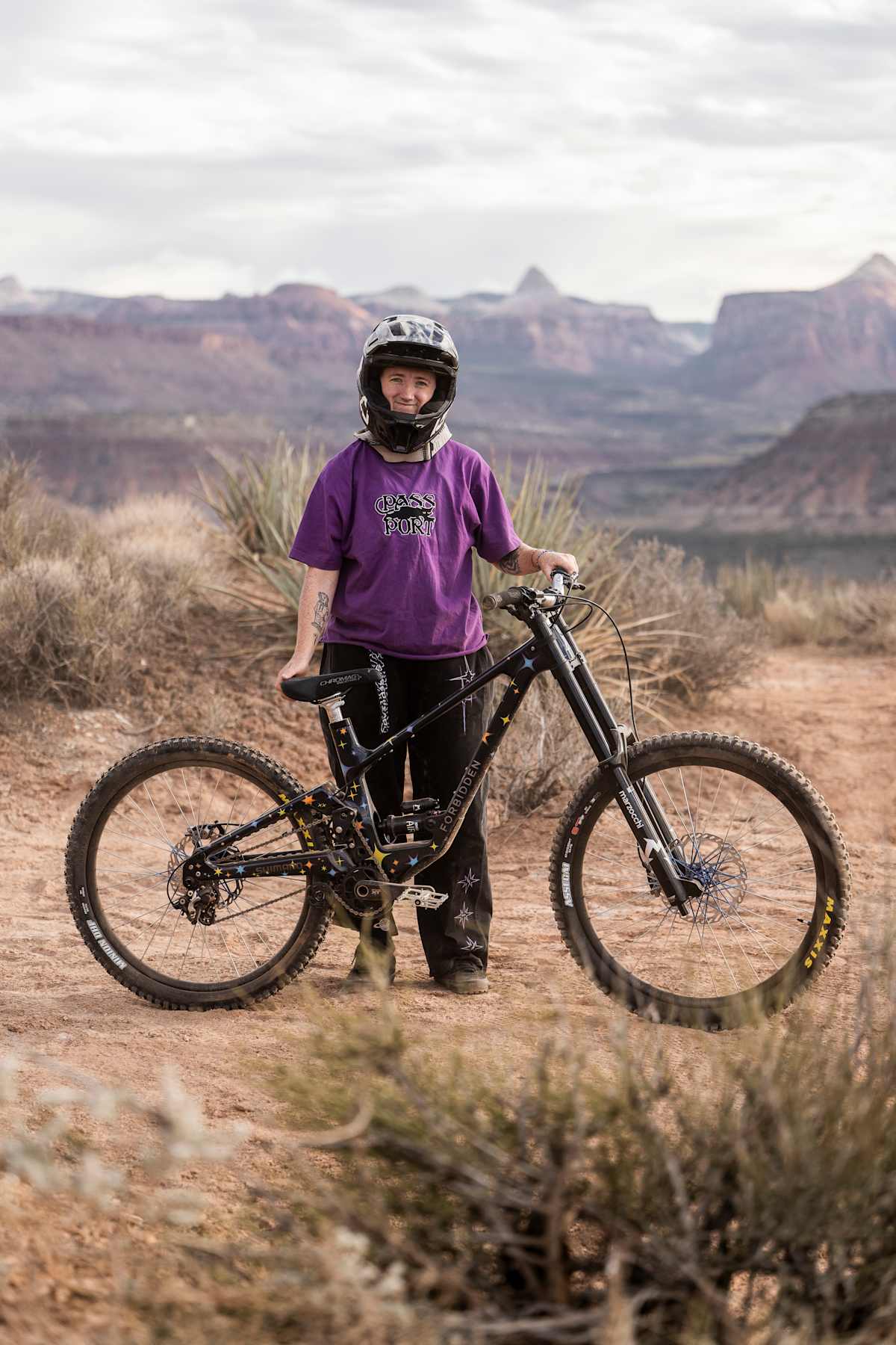 Vinny Armstrong con su Forbidden Dreadnought en el Red Bull Rampage 2026