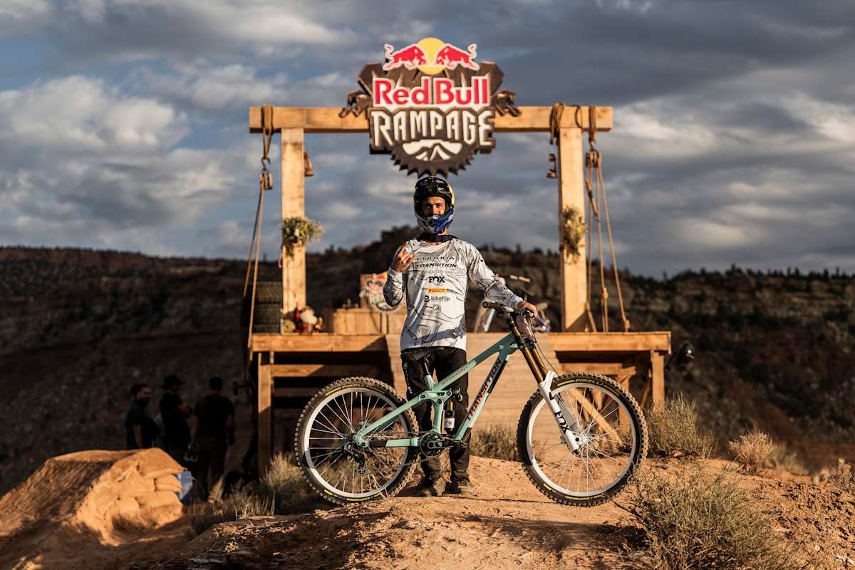 Johny Salido con su Transition Bottlerocket en el Red Bull Rampage 2026