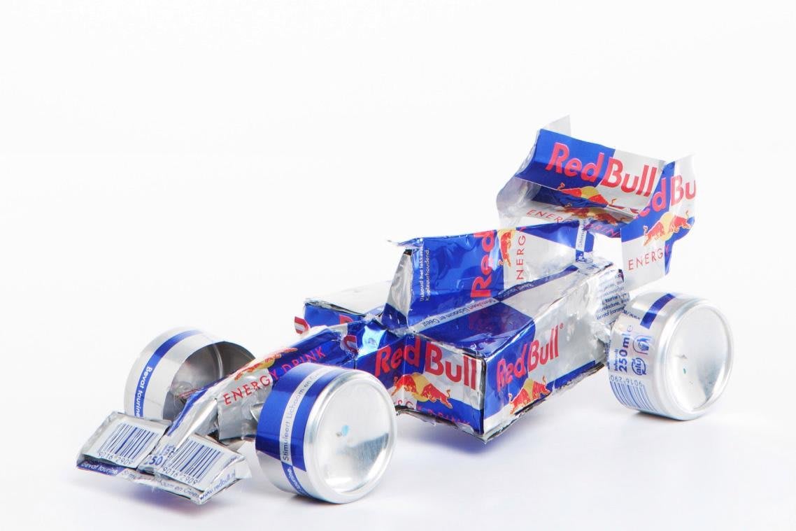 Red Bull Can Art