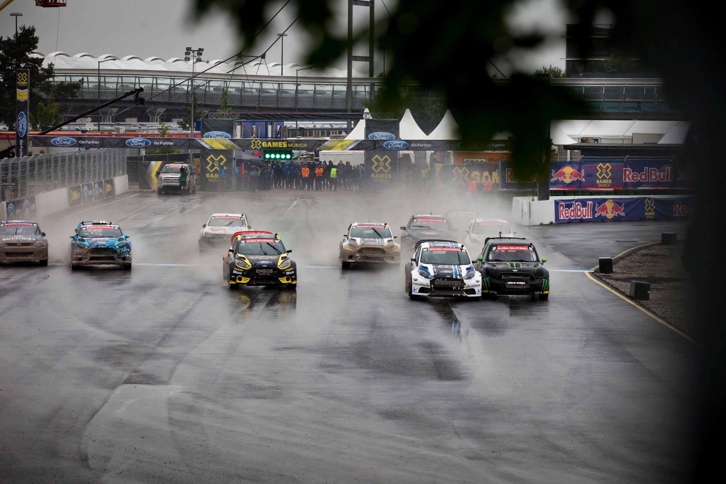 Accidentado RallyCross en los X Games de Múnich