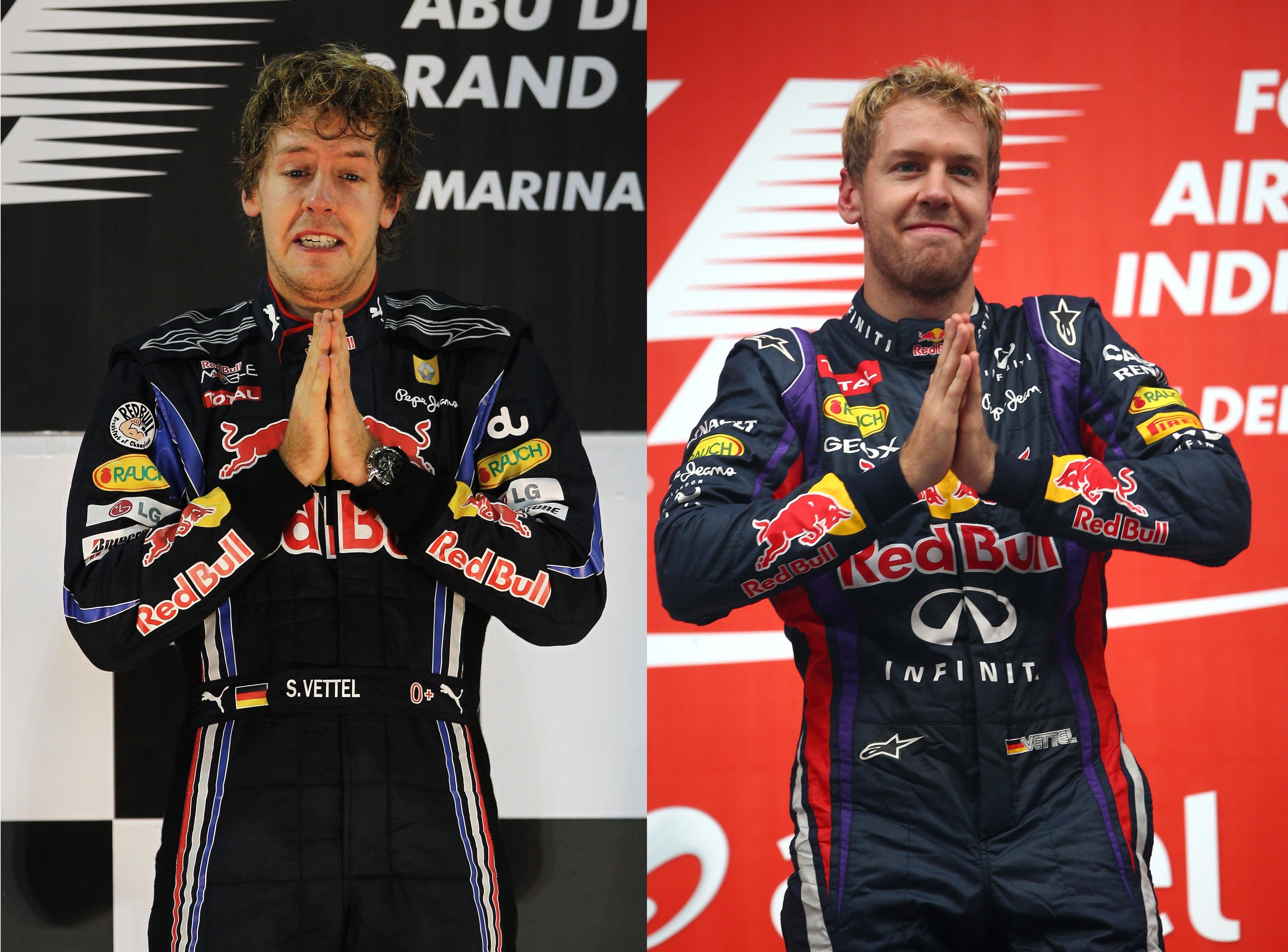 Vettel's titles Past/Present