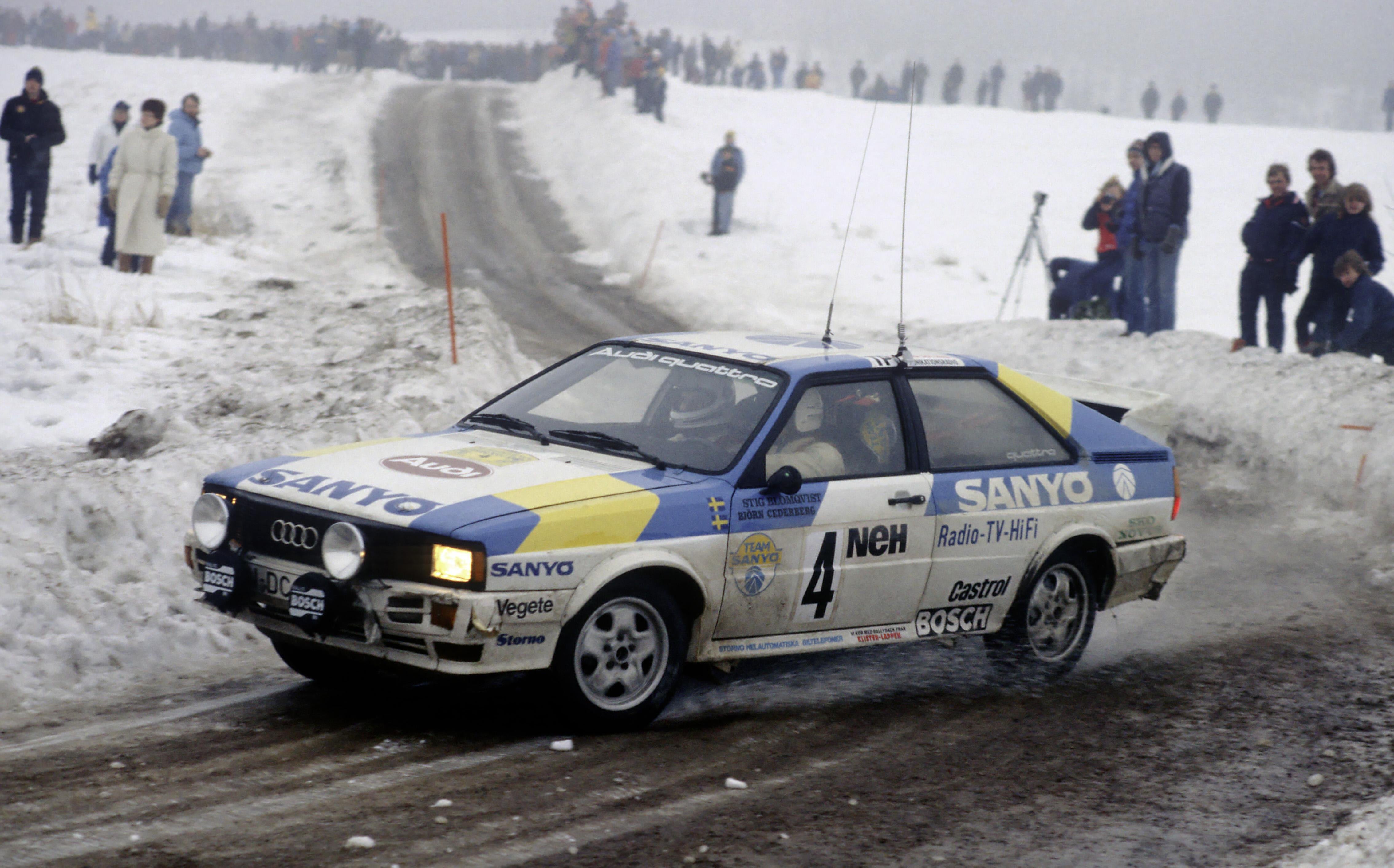 Trofeu Audi Quattro 1/43 – Vainqueur Rallye Suède 1982 Blomqvist – Précommande