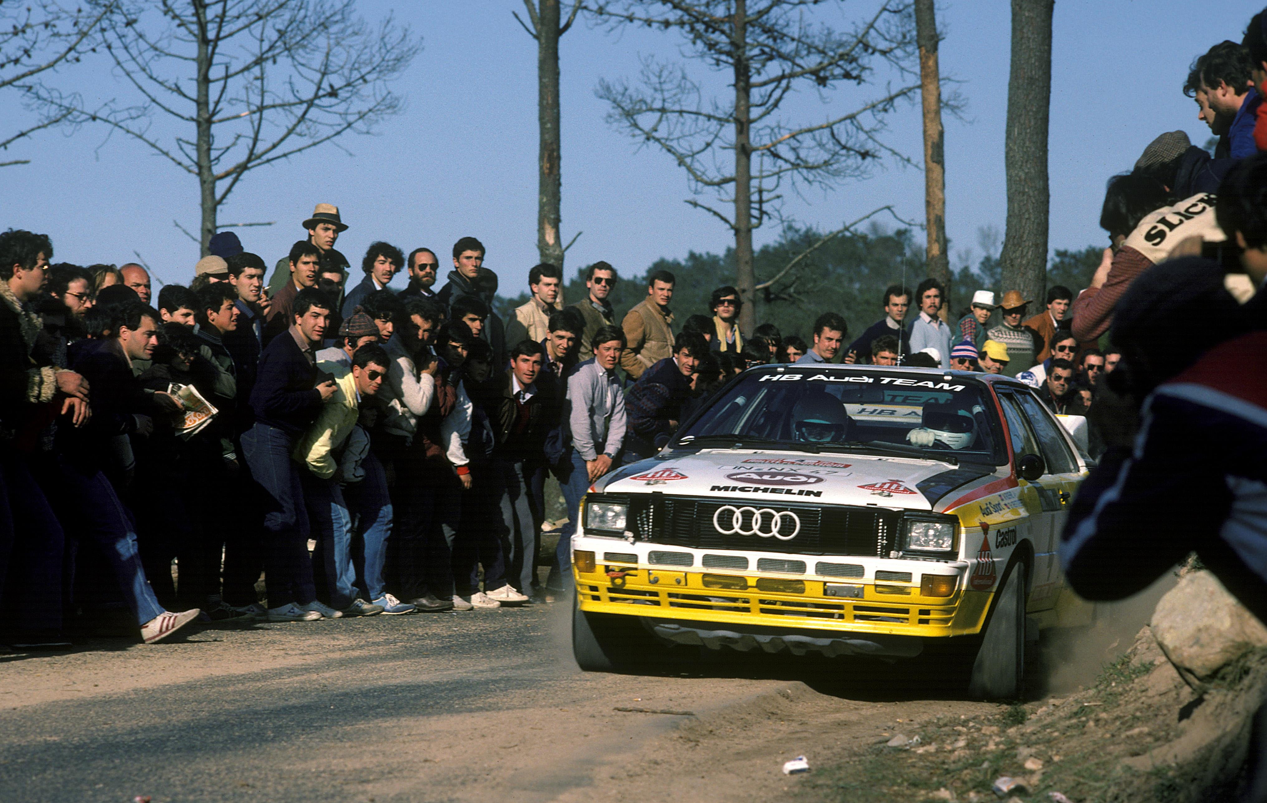1984 lucha al límite en el Rally de Portugal