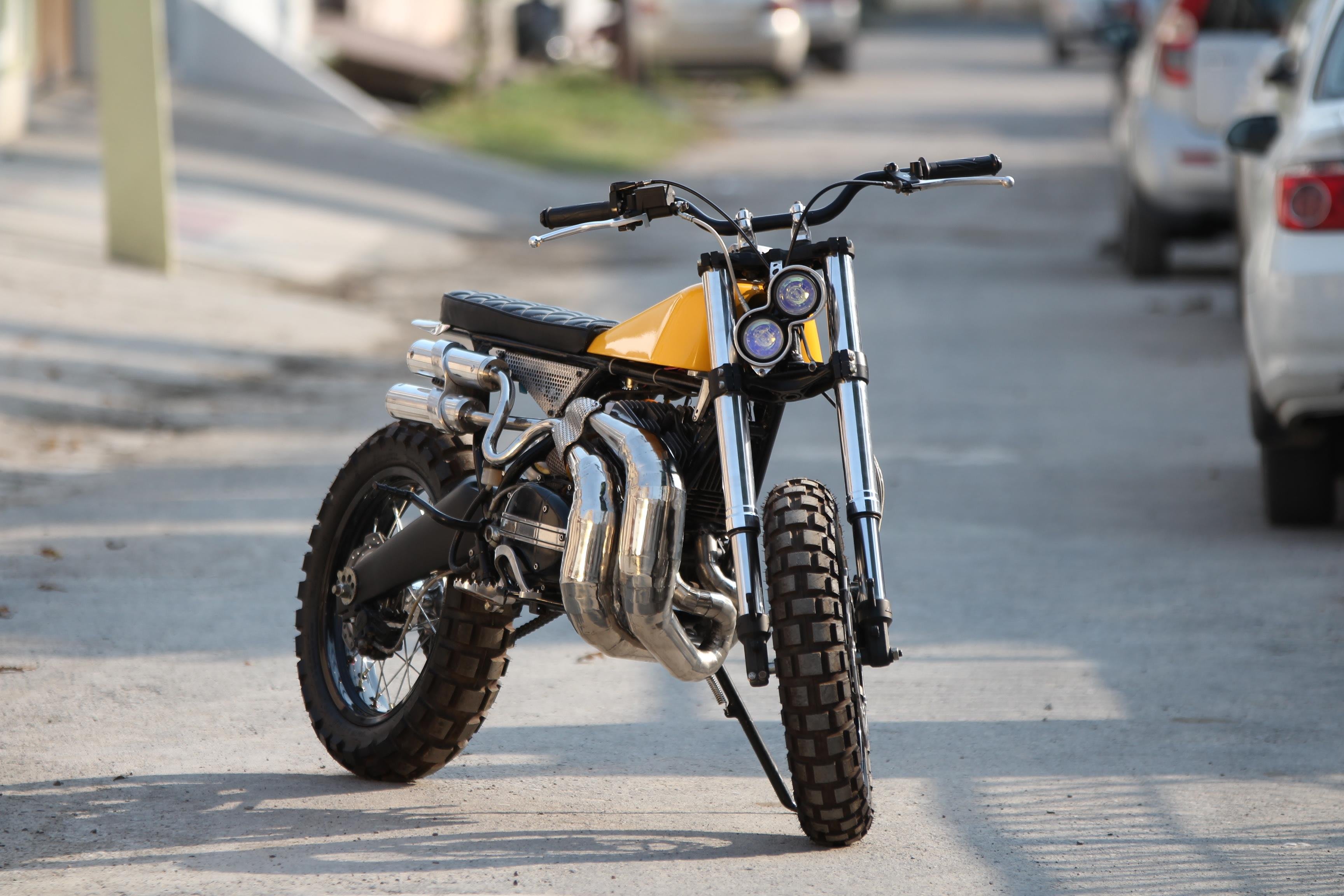 This Scrambler Eats Craters For Breakfast