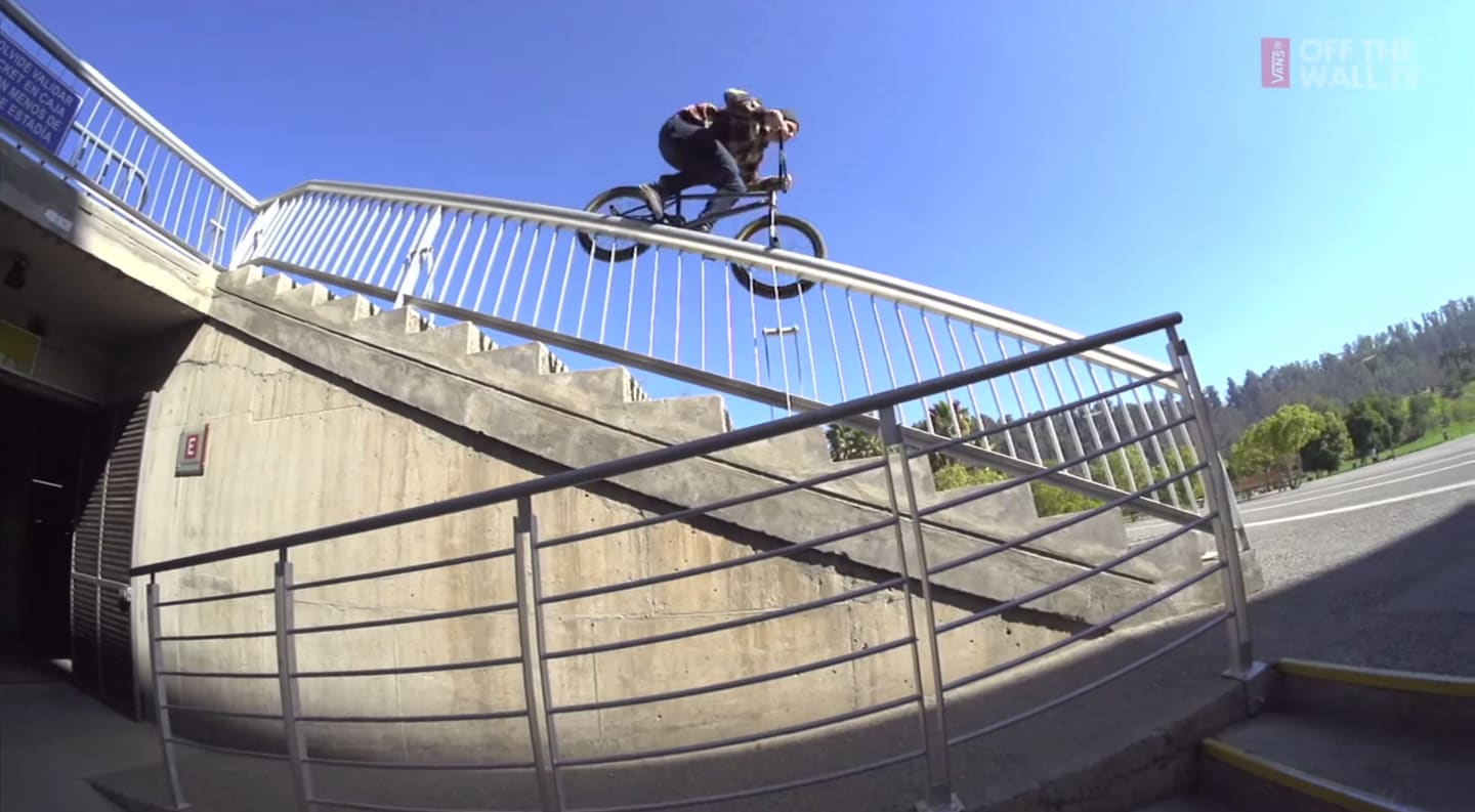 Vans BMX Team Stacks Street Clips on Tour of Chile