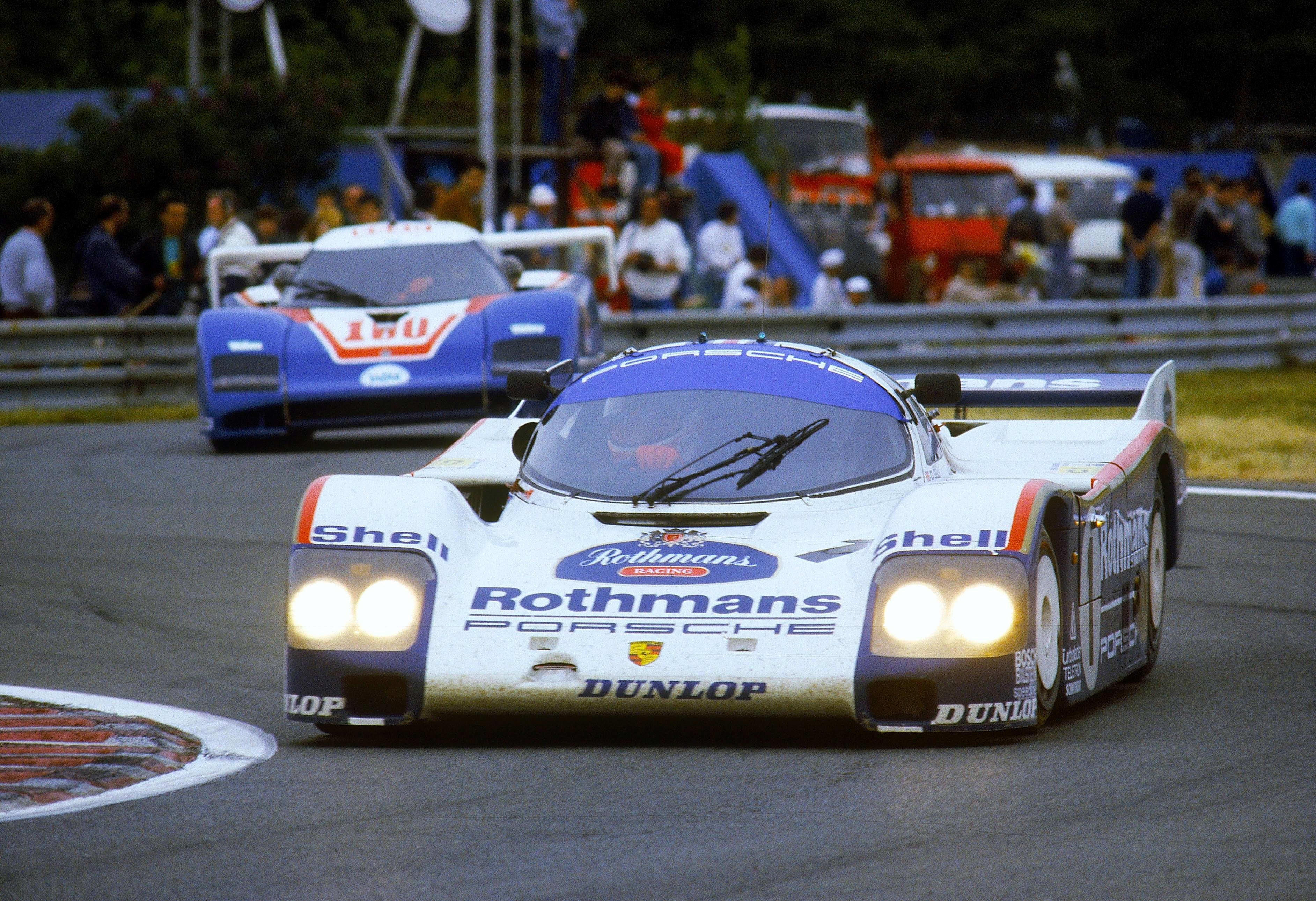 Rothmans livery cars - porshce 962 and williams F1