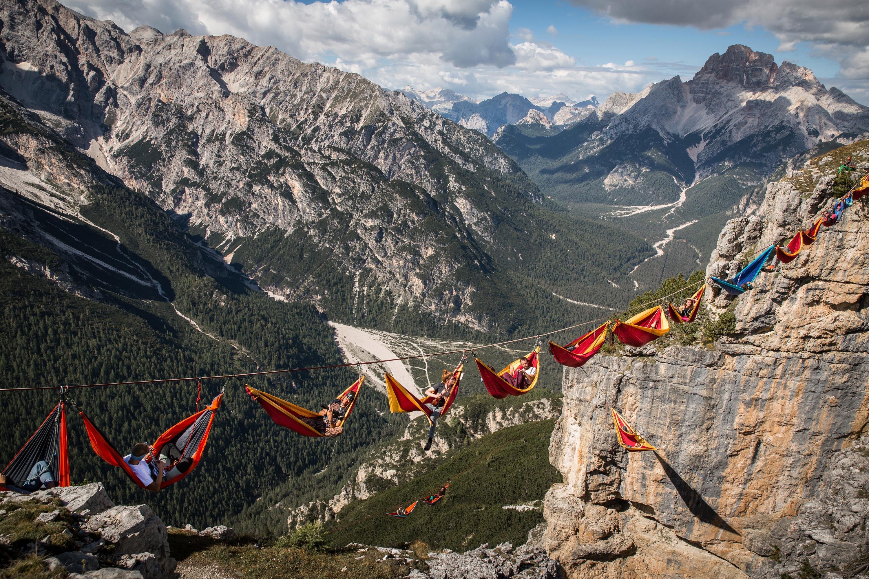 International Highline meeting, Монте Пиана, Италия