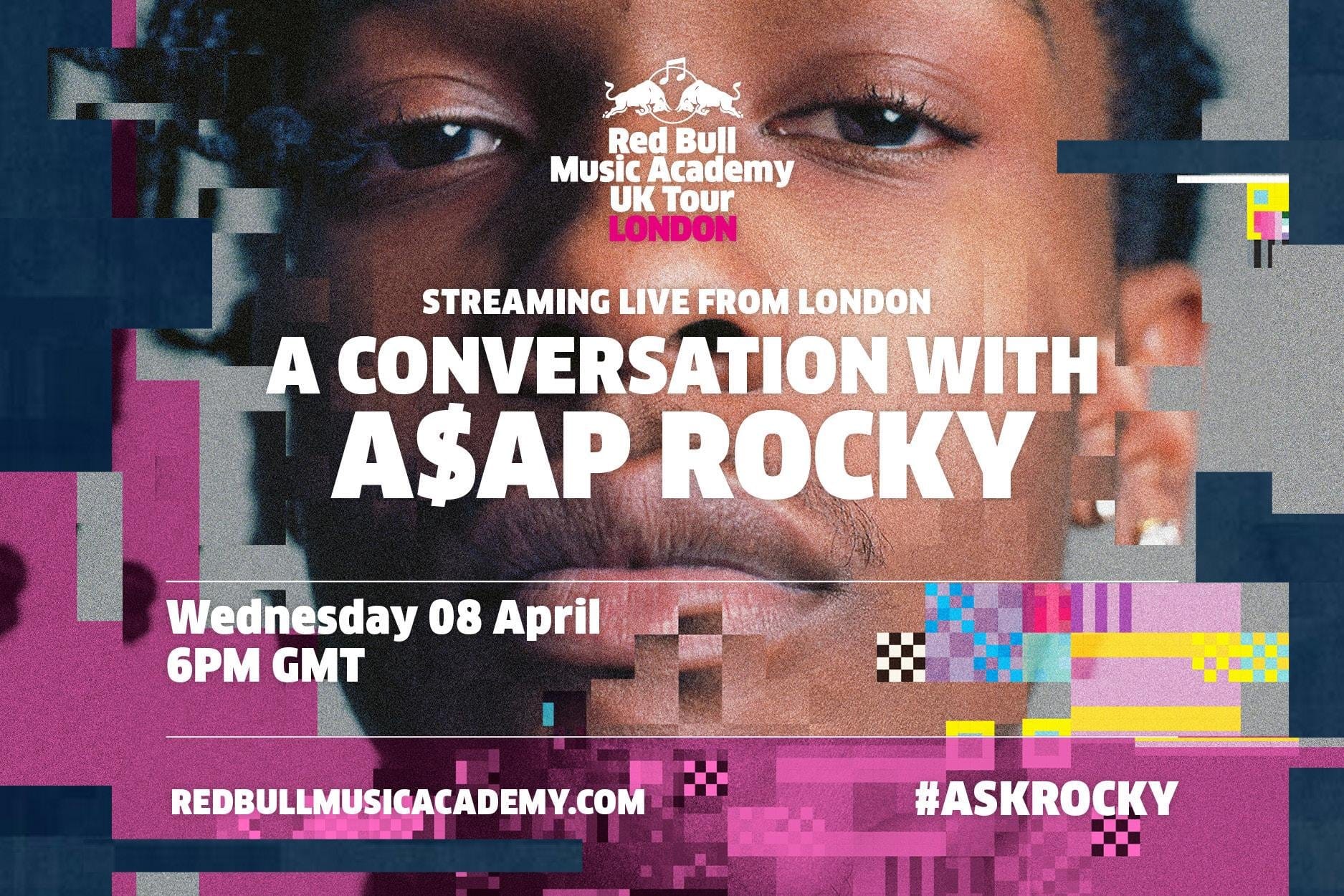 RBMA同步直播：A$AP ROCKY音乐讲座4月8日@RBMA英国巡演红牛音乐红牛活动