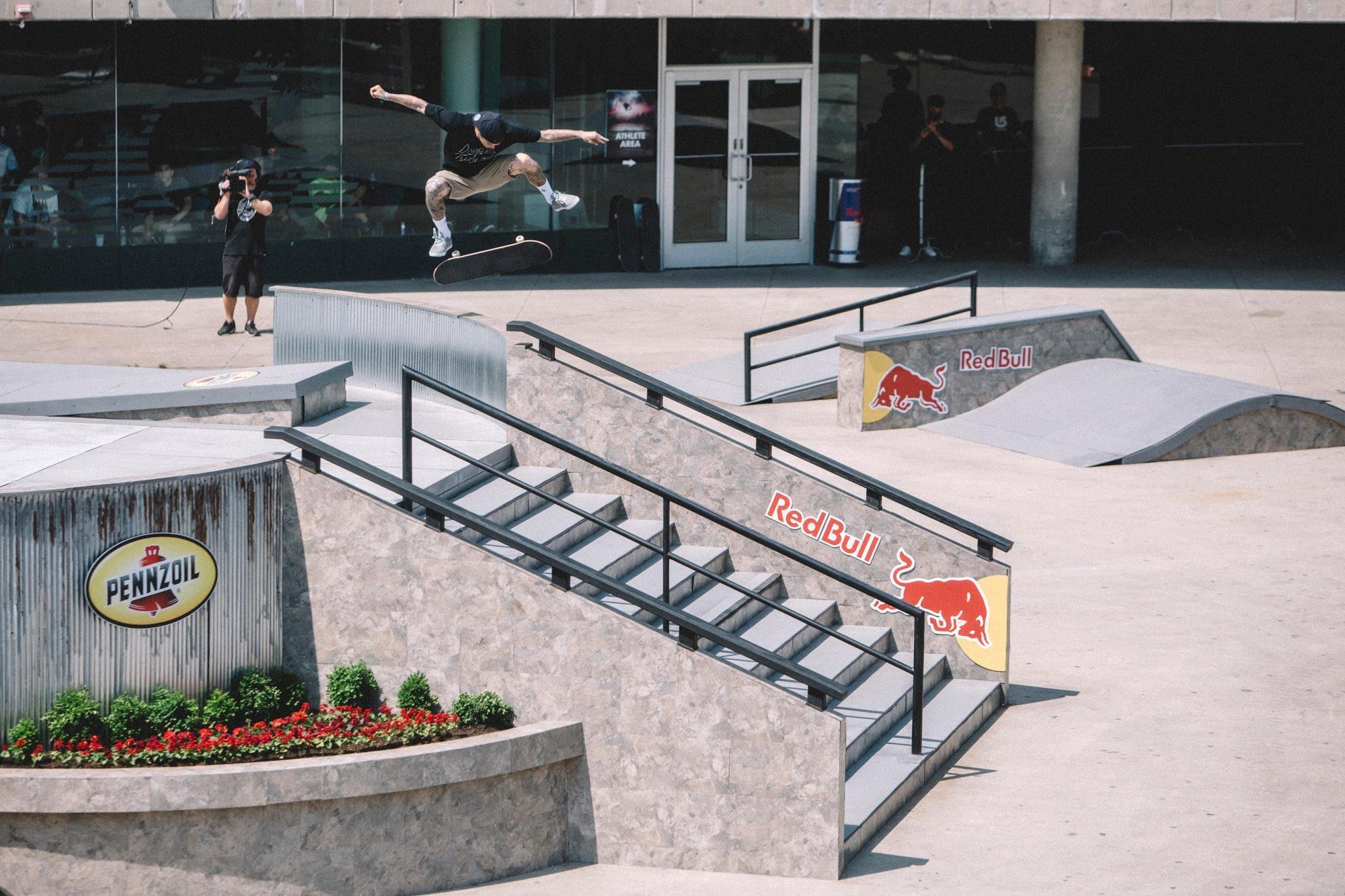 Red Bull Hart Lines Skateboard Contest Detroit Sheckler