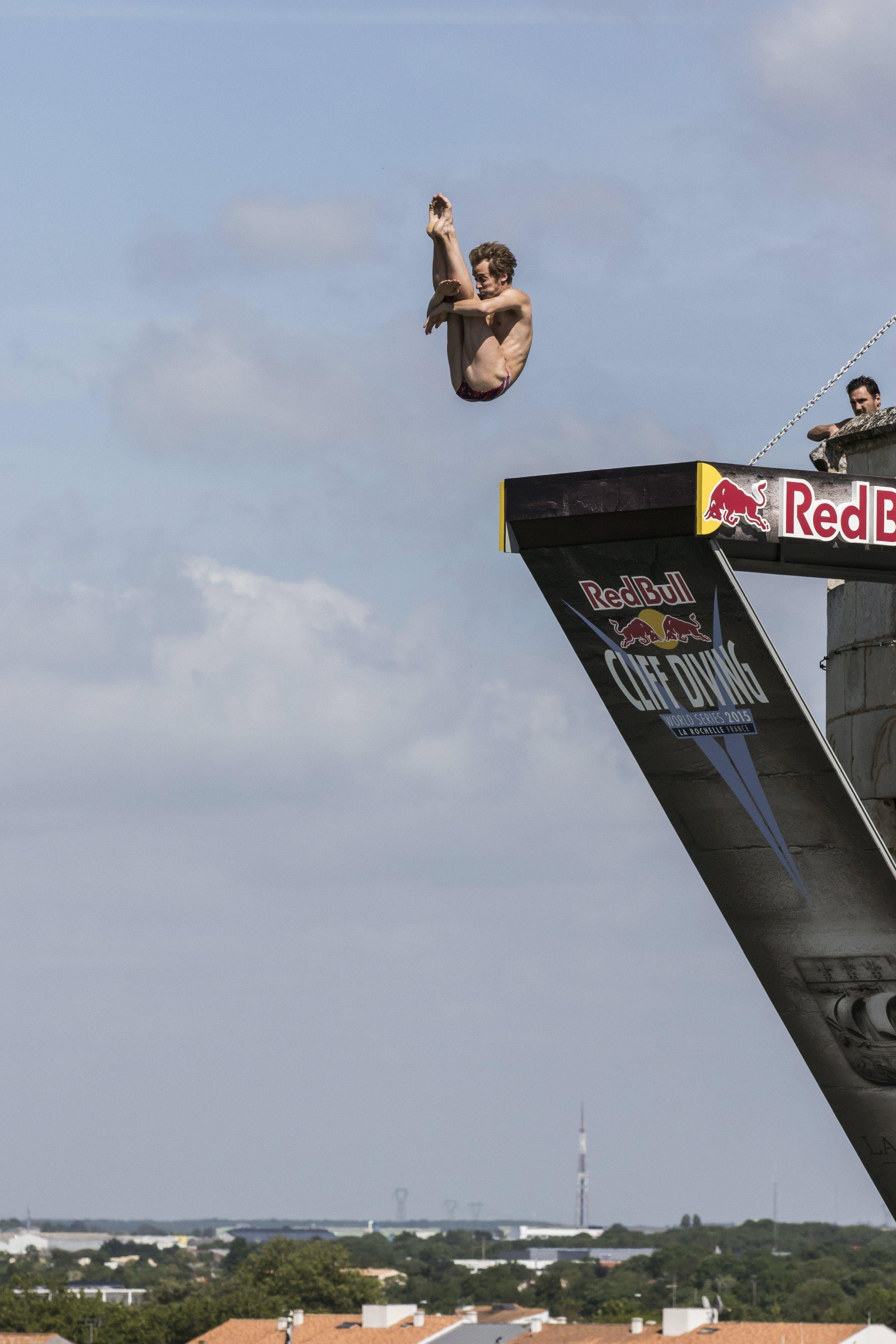 Gary Hunt victoire Red Bull Cliff Diving La Rochelle
