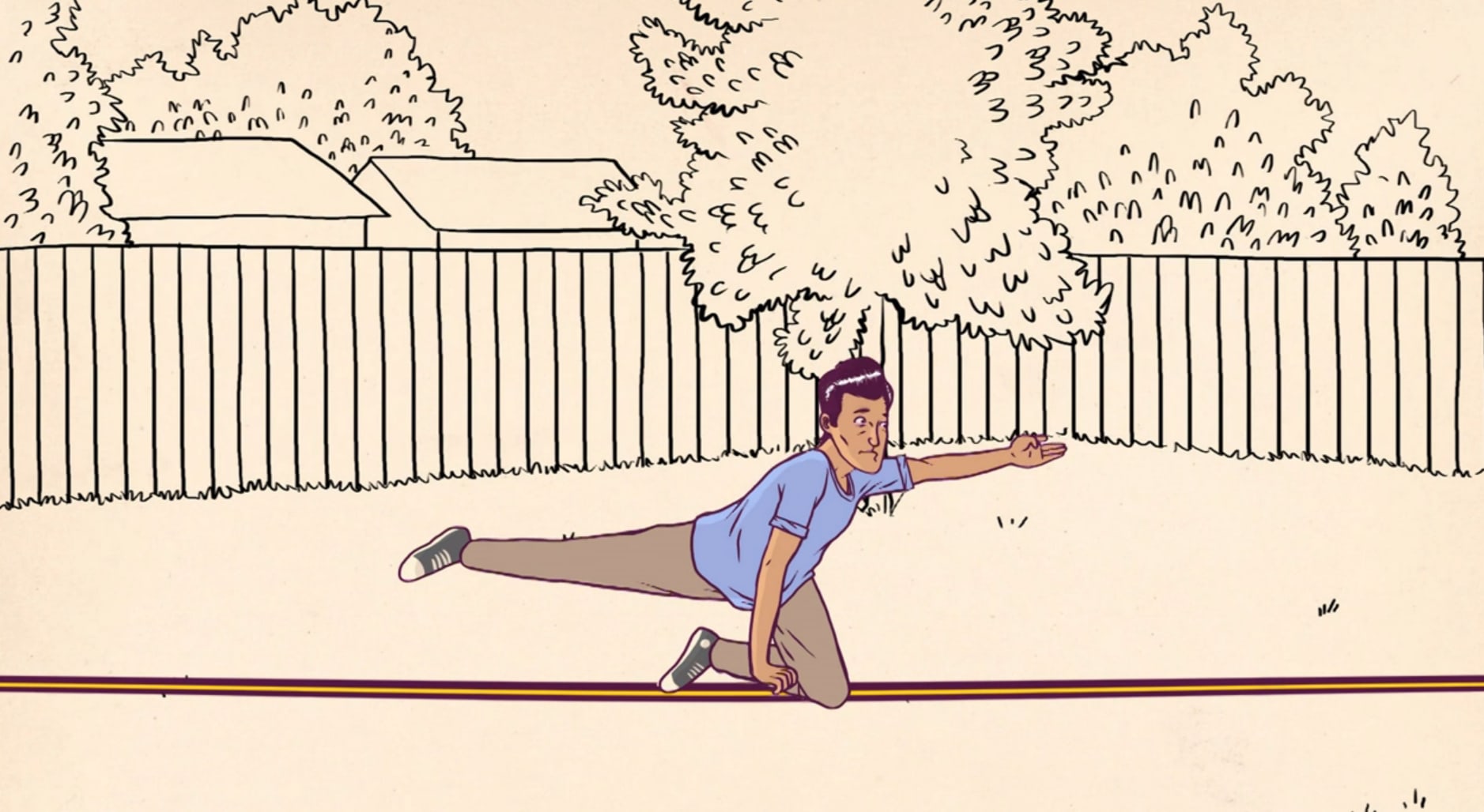 The Animated History of Slacklining