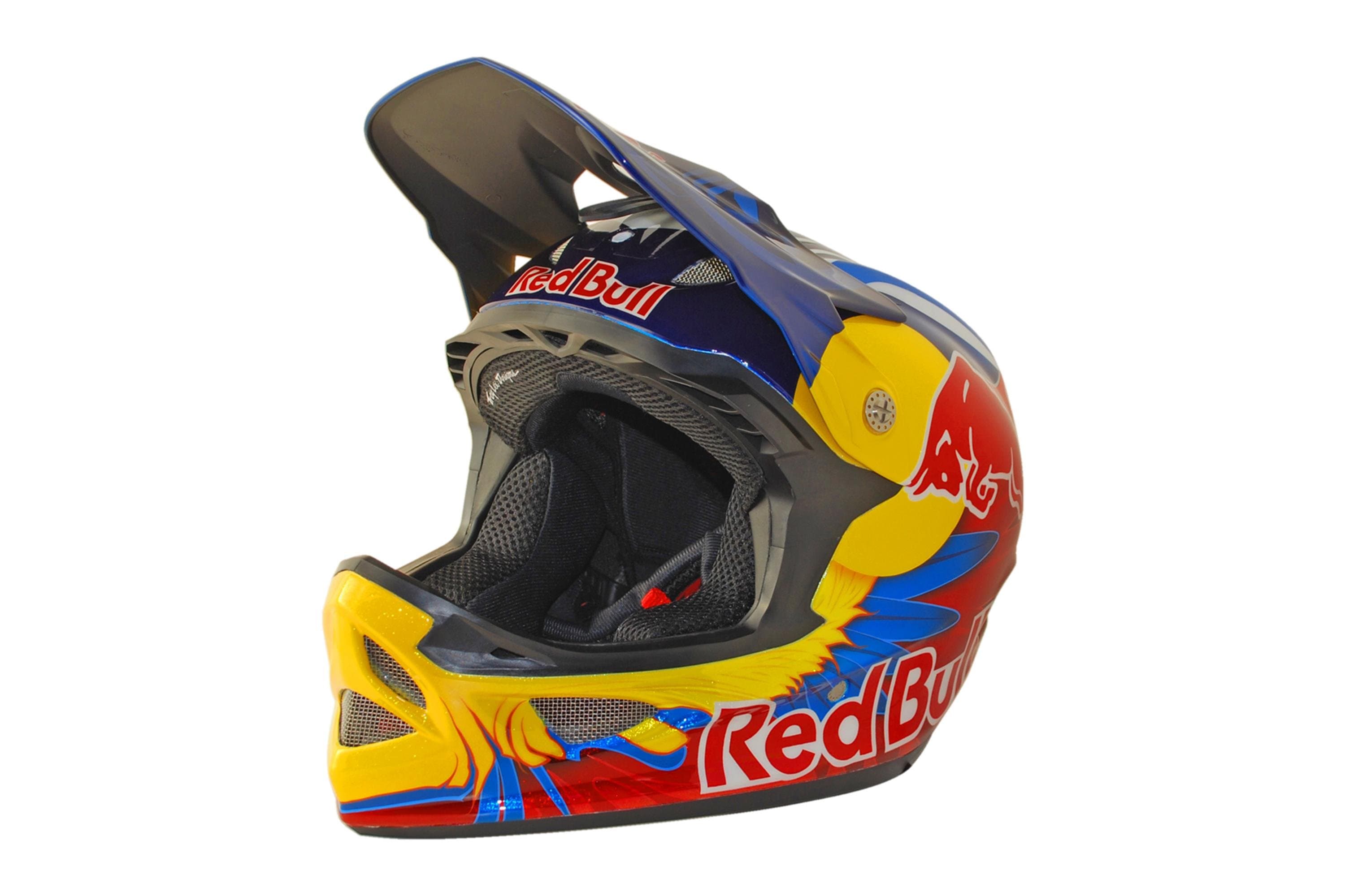 Helm bmx red fashion bull