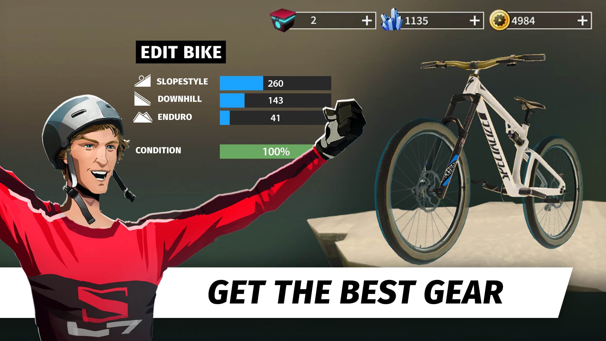 Игры для iOS и Android - Bike Unchained now! (скачать)