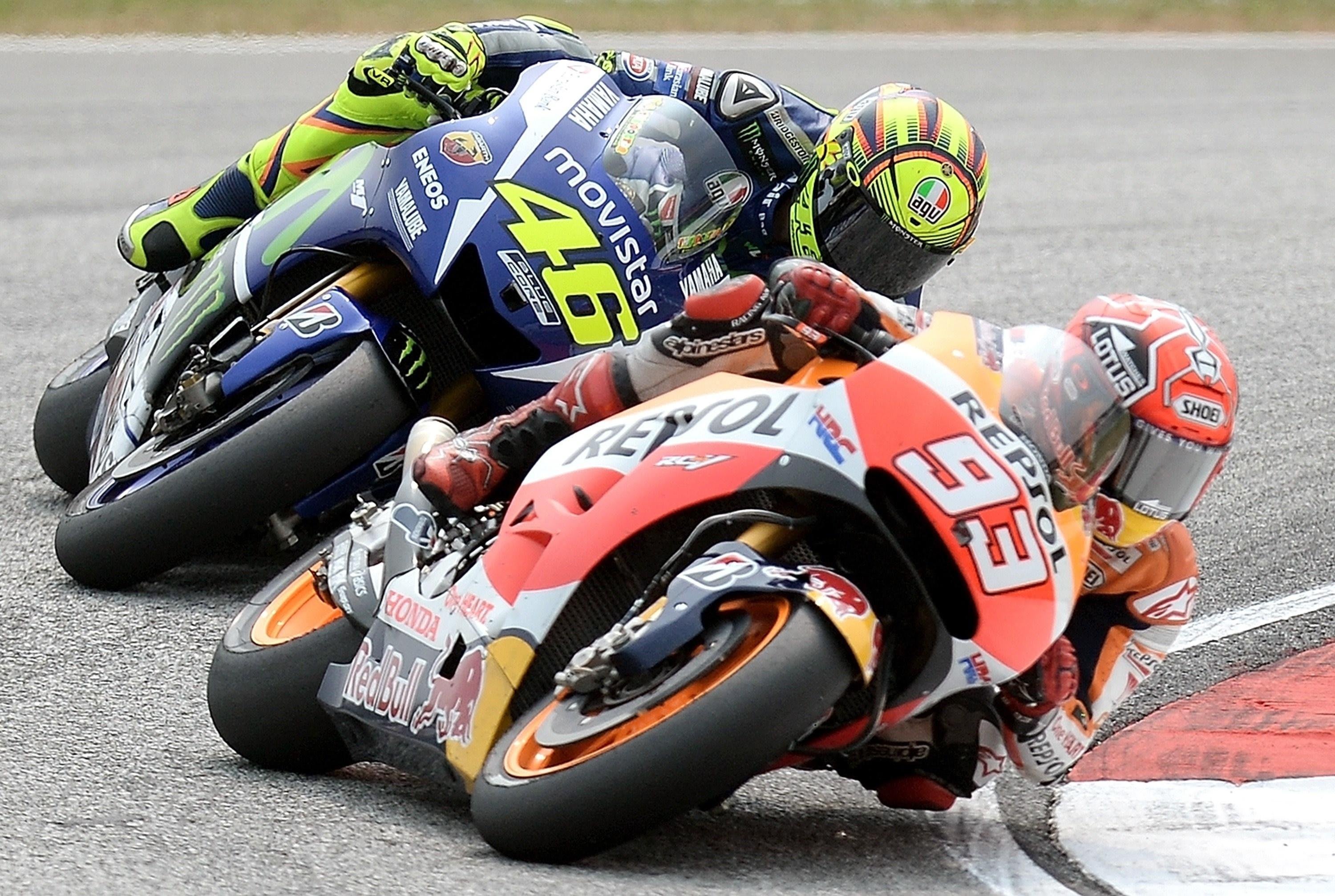 Marc Marquez Versus Valentino Rossi