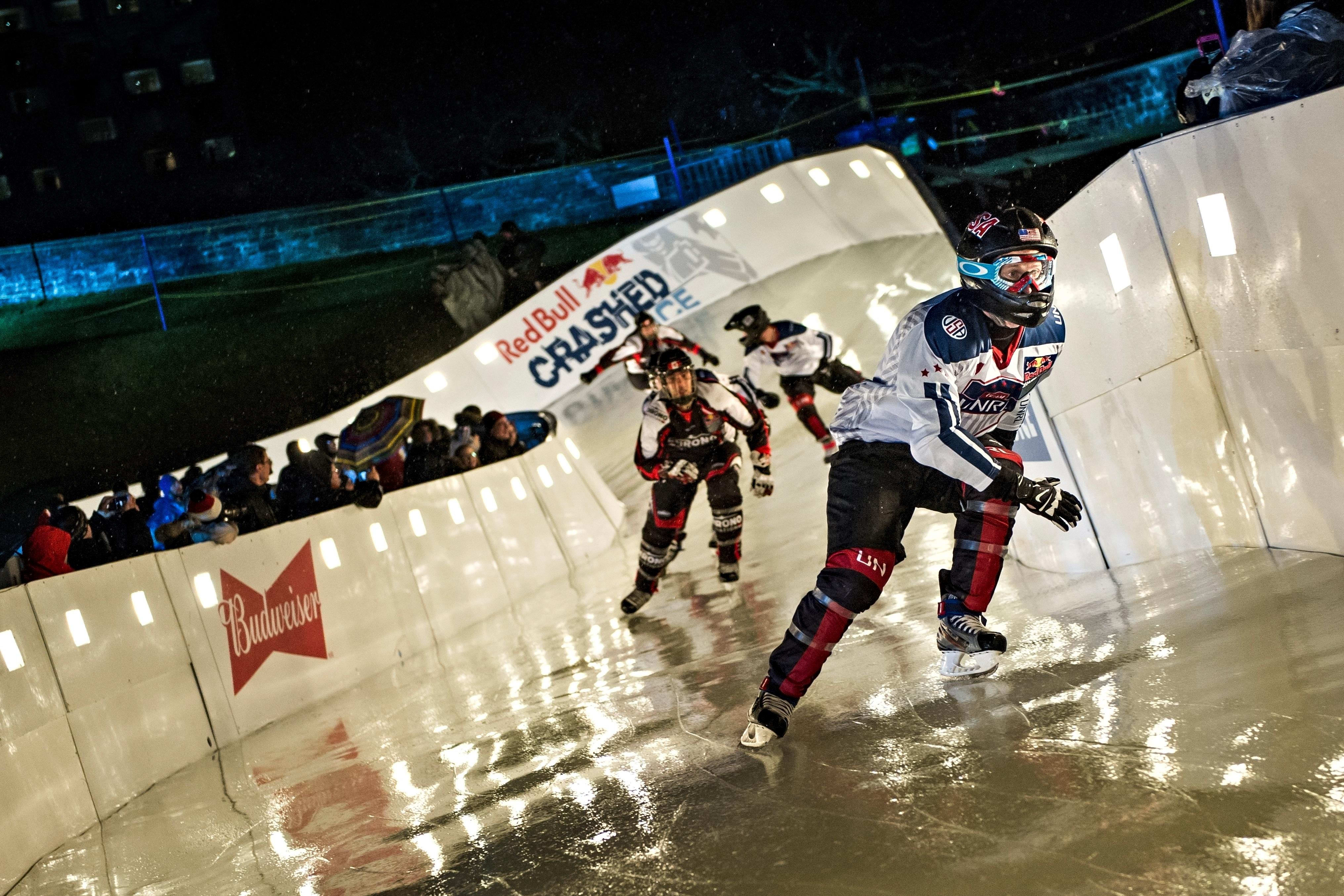 Ice cross downhill на русском экстриме. Red bull open ice метеор. Ice cross ростов. Ред булл на коньках. Ice cross ростов.