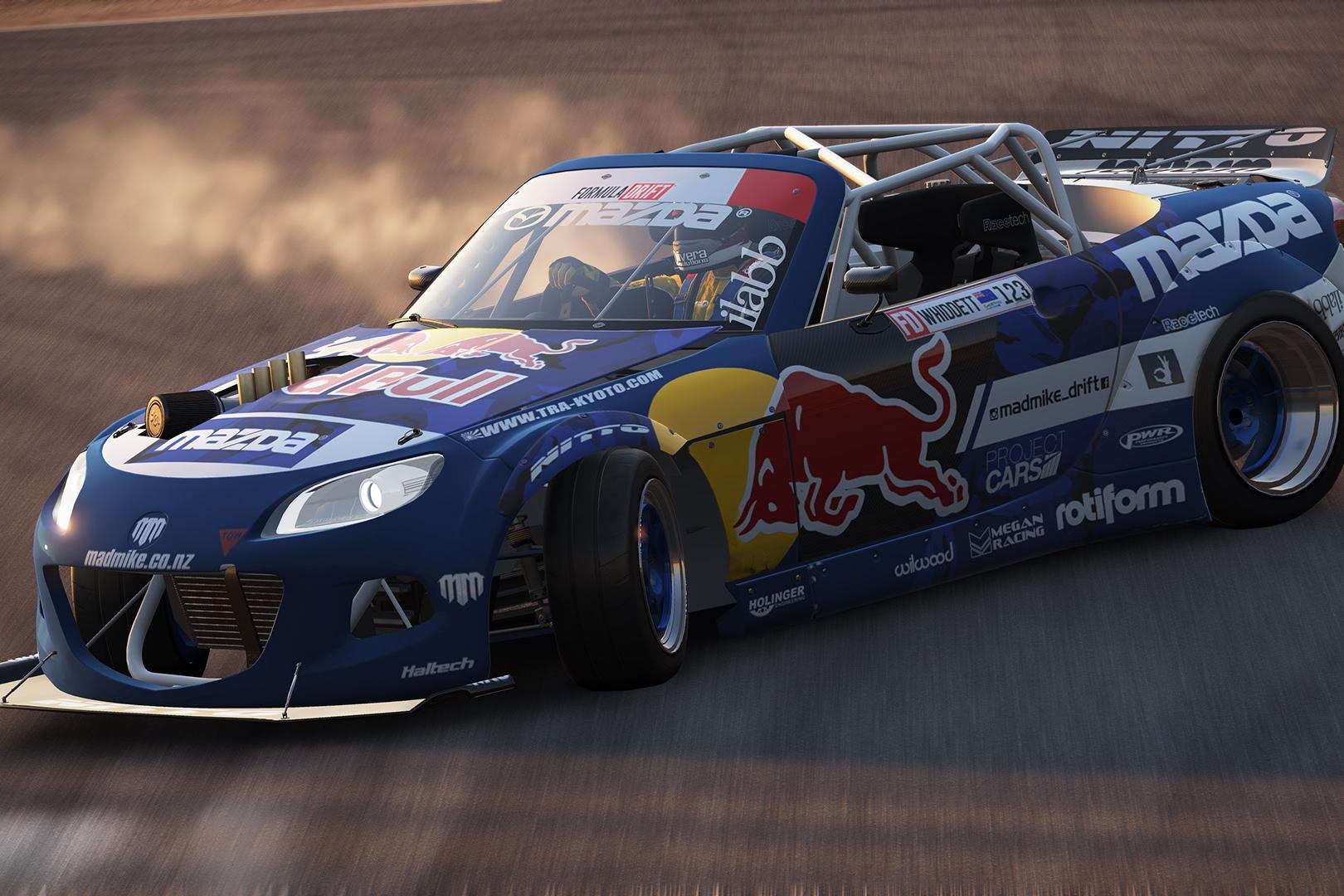 Red Bull Mazda mx-5 Miata Radbul Мазда Мэд Майка