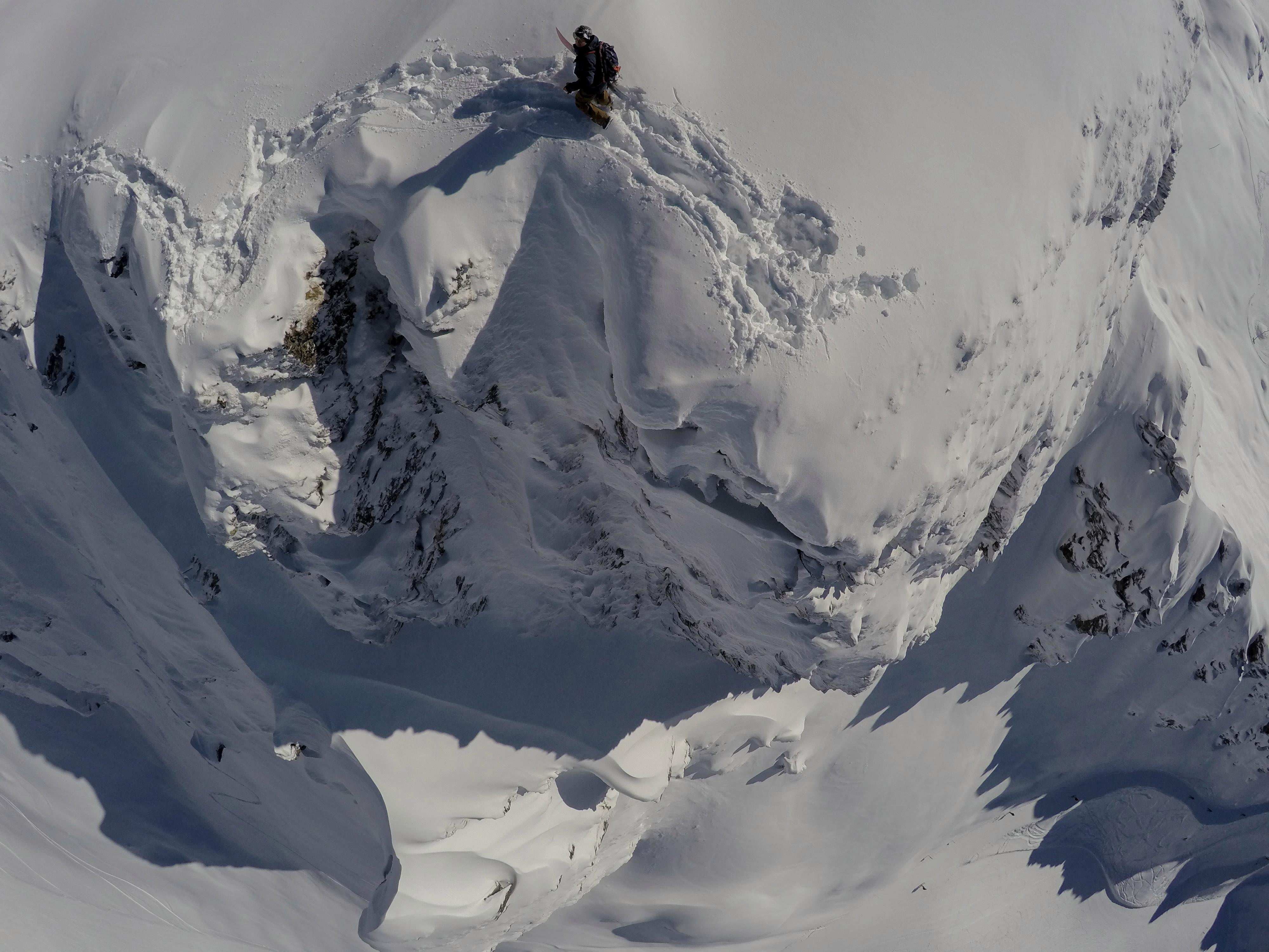 Xavier De Le Rue sur la voie Mallory ! Snowboard Vidéo