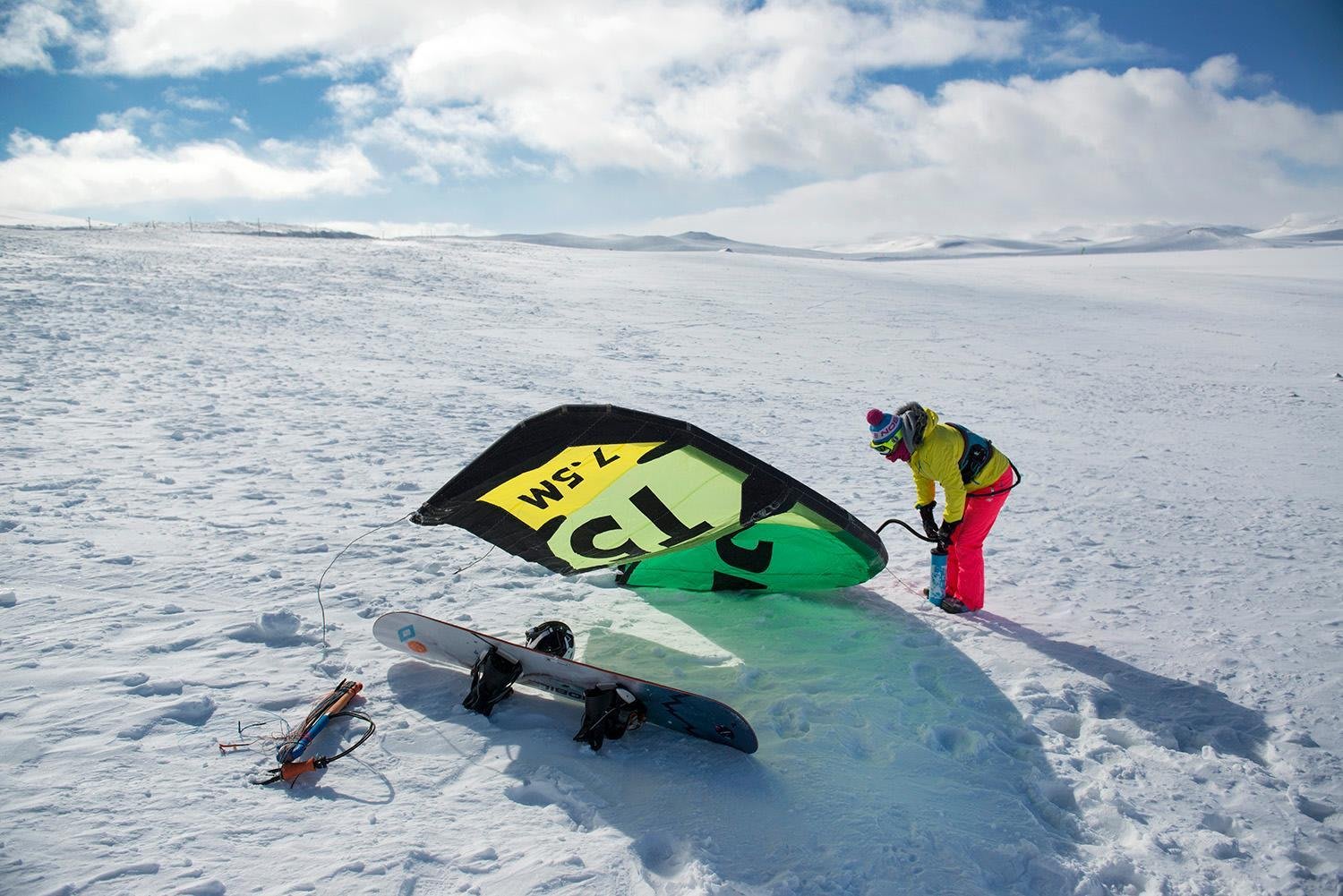 Snowkiting Ragnarok Red Bull - Snowkiting - Justyna Sierpińska