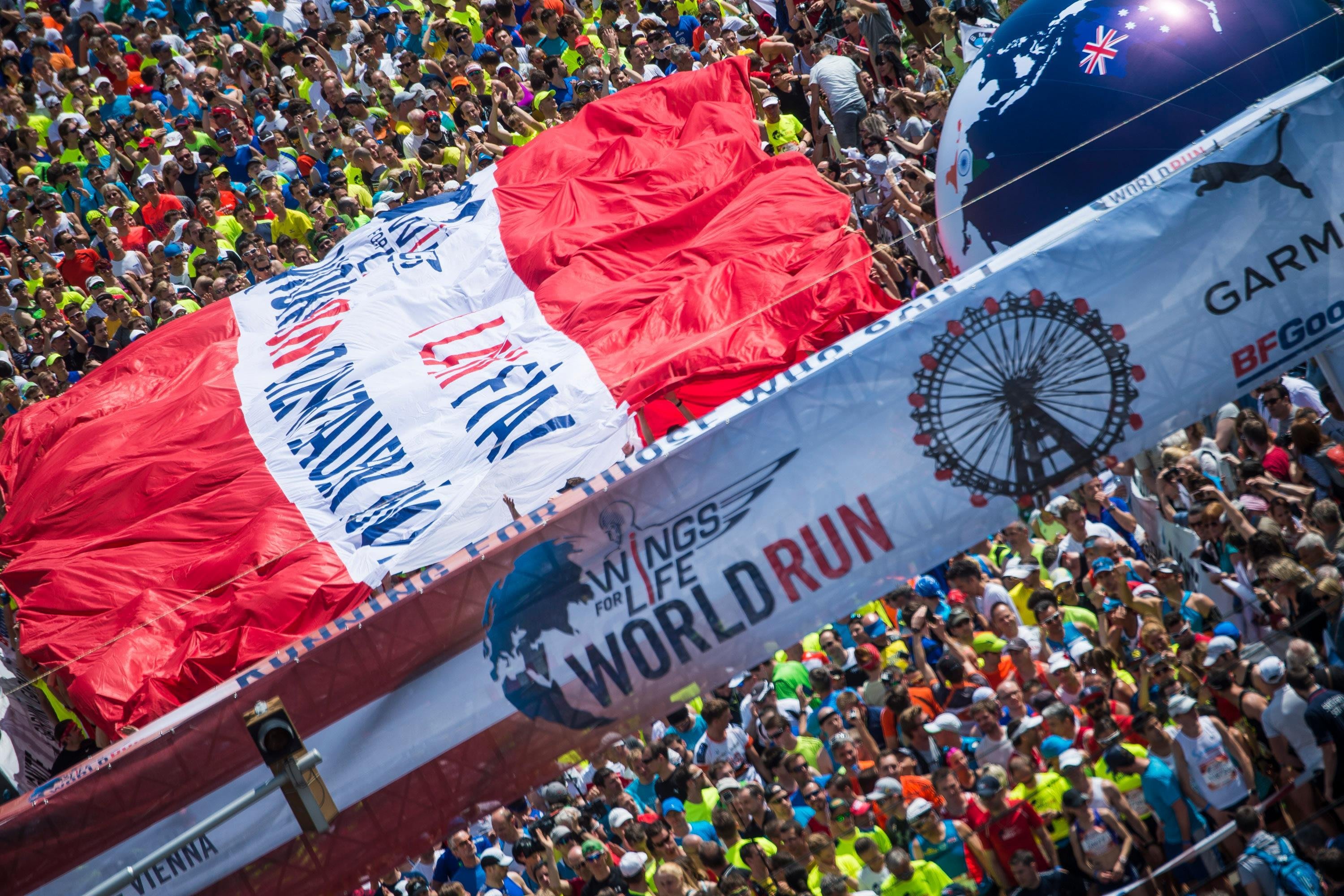 Wings for Life World Run 2016 Wien Red Bull