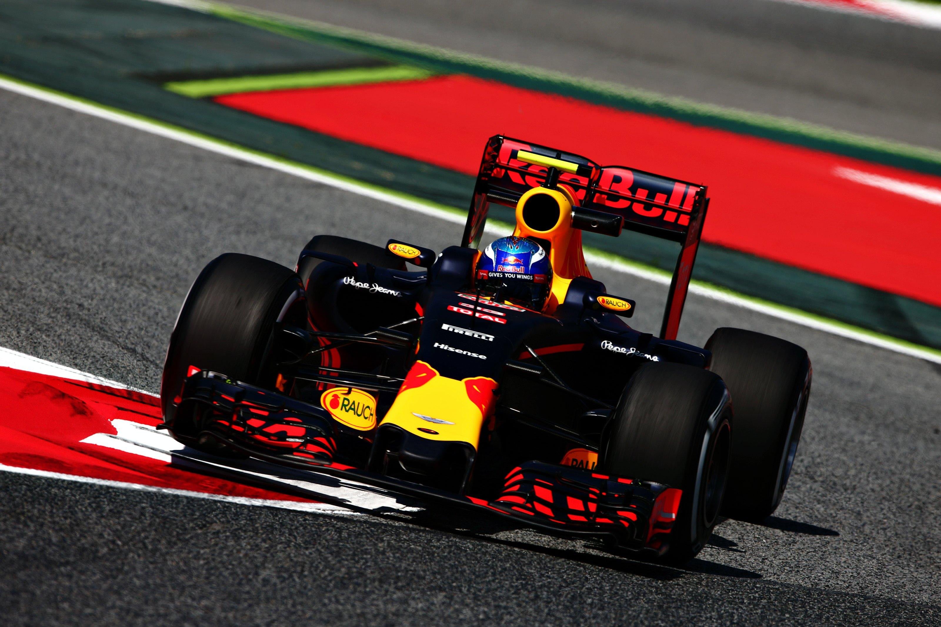 Omringd Wereldvenster Bermad Max Verstappen Wins 2016 Formula 1 Spanish Grand Prix